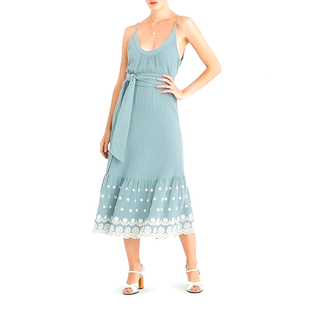New SECRET MISSION Anita Embroidered Midi Dress $348